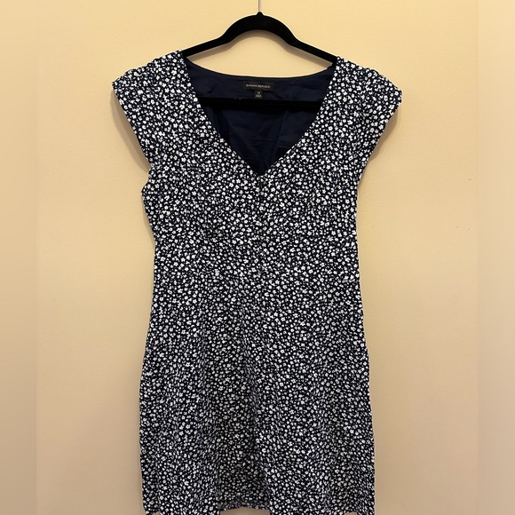 Banana Republic Blue Dress Size 12 - Picture 1 of 3